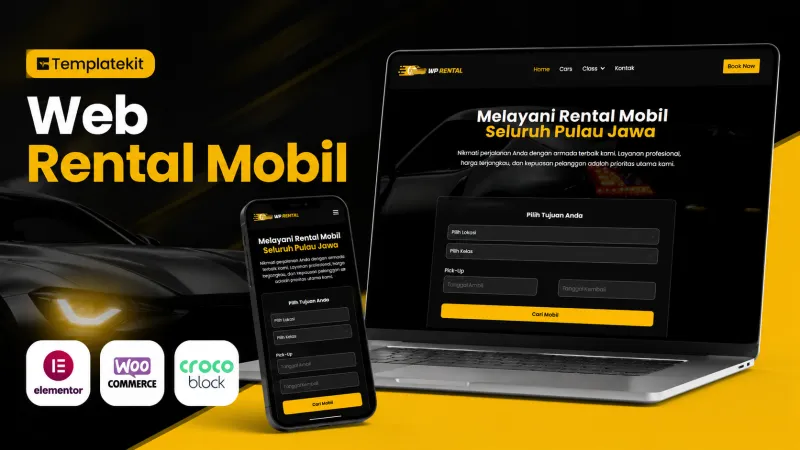 Templatekit Rental Mobil