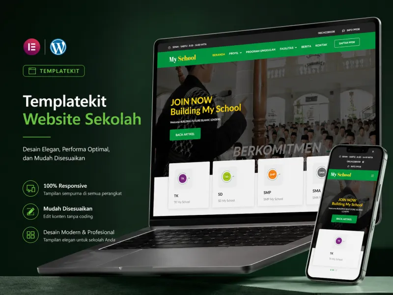 Templatekit Sekolah (MySchool)
